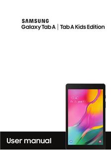 Samsung Galaxy Tab A Kids Edition manual. Tablet Instructions.